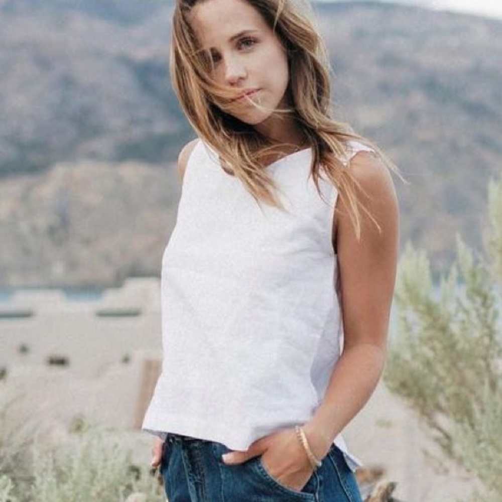 Linen tank top